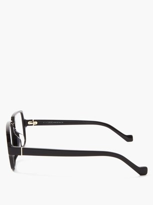 Loewe Filipa Square Acetate Glasses - Black