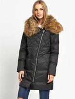 Thumbnail for your product : Love Label Shawl Collar Padded Coat