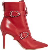 Thumbnail for your product : Gianvito Rossi 85 Buckle-detailed Leather Ankle Boots