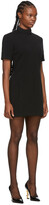 Thumbnail for your product : Saint Laurent Black Wool High Neck Dress