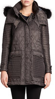 Thumbnail for your product : Burberry Bosworth Fur-Trim Quilted Anorak