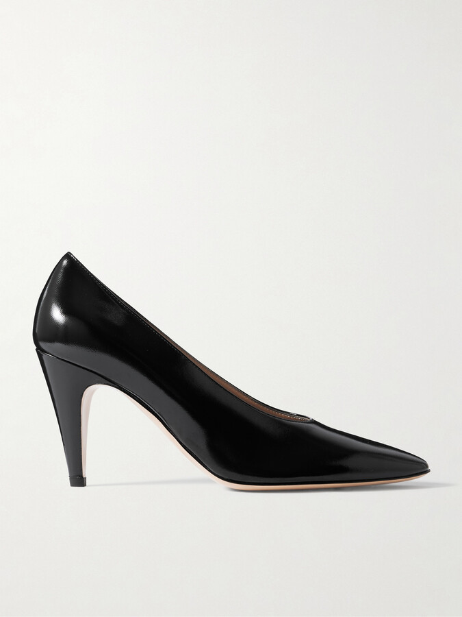 Gianvito Rossi Amelia 85 Patent-leather Pumps - Black
