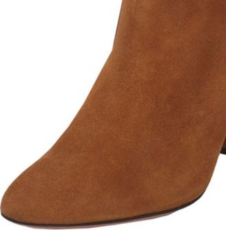Aquazzura Downtown 85 suede heeled ankle boots