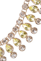 Thumbnail for your product : Valentino Gold-plated crystal necklace