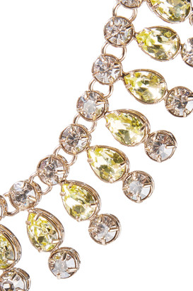 Valentino Gold-plated crystal necklace