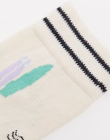 Thumbnail for your product : ASOS DESIGN ankle socks with safari jeep design