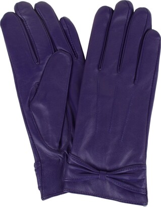 SNUGRUGS Womens Butter Soft Premium Leather Glove with Bow