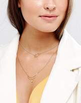 Thumbnail for your product : ASOS Twin Crescent Multirow Necklace