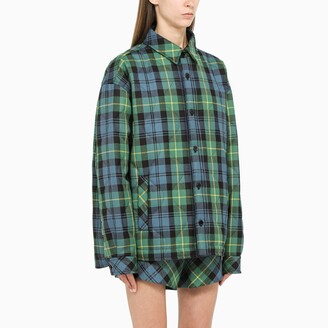 philosophy Green and light blue checked jacket