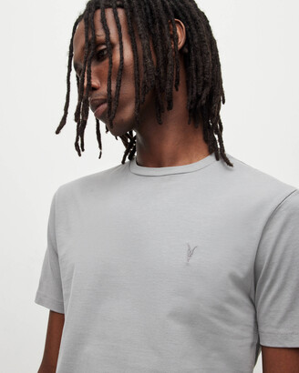 AllSaints Men's Gray T-shirts | ShopStyle