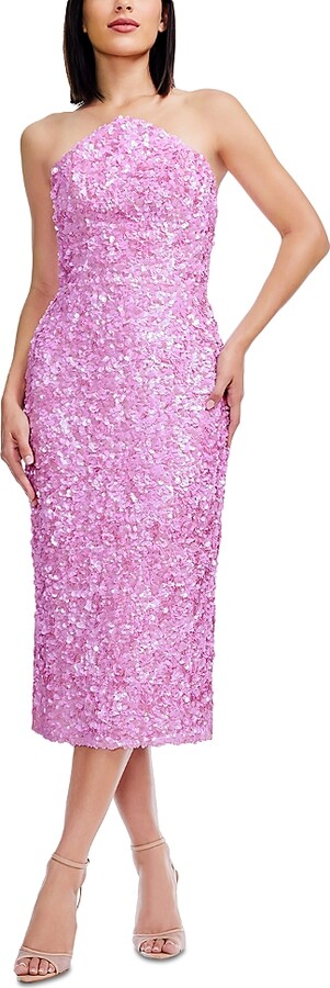 Dress the Population Etta Sequin Halter Dress