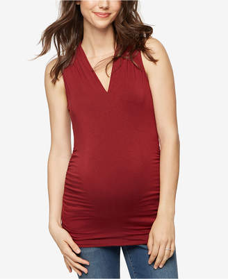 A Pea in the Pod Maternity Ruched Tank Top