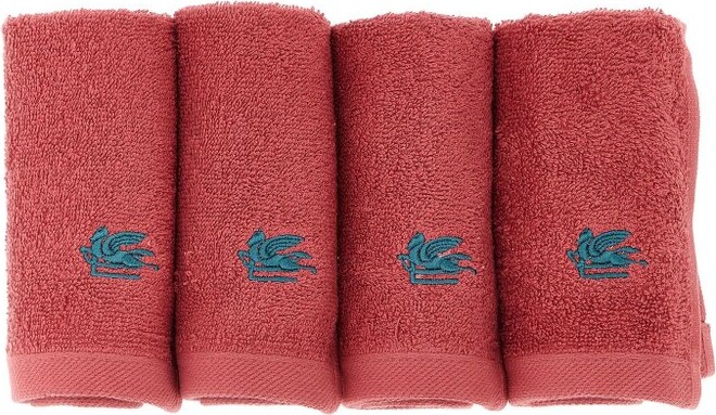 ETRO HOME Giano Embroidered Washcloth Set