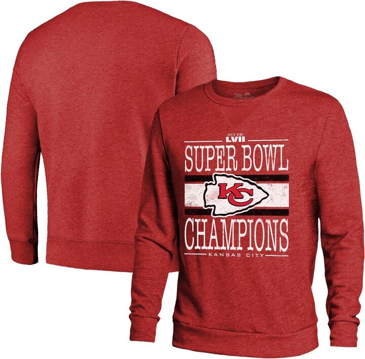 Majestic Men's Threads Red Kansas City Chiefs Super Bowl Lvii Champions  Prime Time Pullover Sweatshirt - ShopStyle