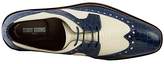 Thumbnail for your product : Stacy Adams Gusto Wingtip Oxford (Dark Blue/Ivory) Men's Shoes