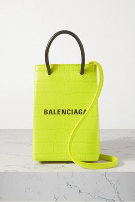 balenciaga neon green bag