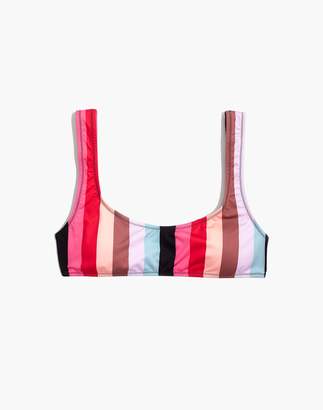Madewell Solid & Striped Elle Bikini Top