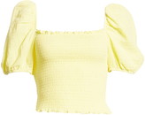 Thumbnail for your product : Socialite Puff Sleeve Smocked Top