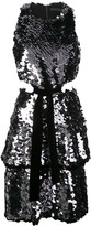 Thumbnail for your product : Proenza Schouler Sequinned Cut-Out Dress