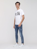 Thumbnail for your product : DSQUARED2 Printed Icon Logo Cotton Jersey T-Shirt