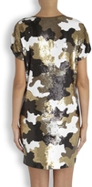 Thumbnail for your product : MICHAEL Michael Kors Sequinned camouflage dress