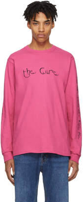 Noah NYC Pink Long Sleeve Kiss Me, Kiss Me, Kiss Me The Cure T-Shirt