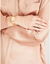 Thumbnail for your product : Bvlgari Women's White Lvcea 18ct Pink-Gold And Diamond Watch