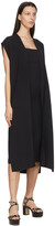 Thumbnail for your product : Valentino Black Cady Square Neck Tank Top Dress
