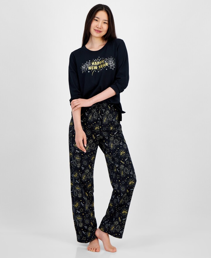 Matching Family Pajamas Women's New Year Pajamas Set, Created for Macy's -  ShopStyle