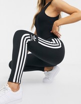 Thumbnail for your product : adidas adicolor locked up logo leggings in black