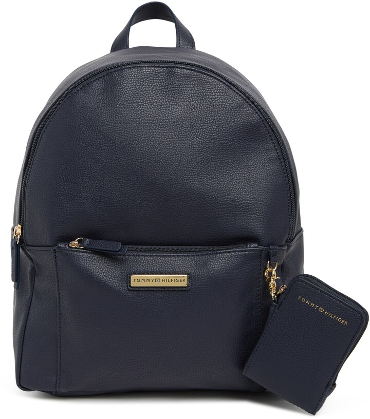 tommy hilfiger black backpack