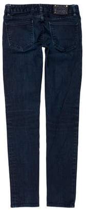 Tory Burch Low-Rise Skinny Jeans