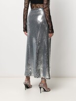 Thumbnail for your product : Paco Rabanne Sequinned Tie-Waist Maxi Skirt