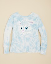 Thumbnail for your product : Wildfox Couture Girls' Cat Print Thermal Tee - Sizes 4-6X