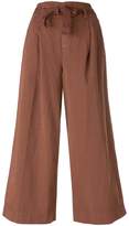 Thumbnail for your product : Incotex belted cropped trousers
