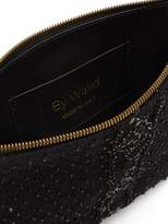 Thumbnail for your product : By Walid Victorian Bead-embroidered Clutch - Womens - Black
