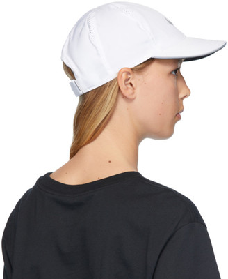 Nike White Featherlight Running Cap
