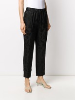 Thumbnail for your product : Escada Logo-Jacquard Trousers
