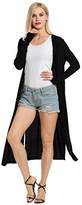 Thumbnail for your product : Meaneor Women's Pocket Long Sleeve Basic Soft Knit Cardigan Sweater L