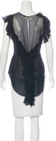 Thumbnail for your product : Thomas Wylde Sheer Ruffled Top