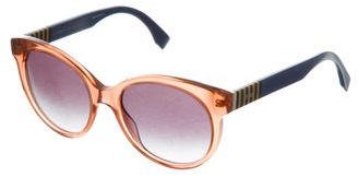 Fendi Logo-Embellished Oversize Sunglasses