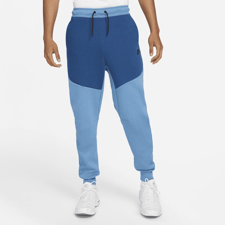 Nike Men's Sportswear Tech Fleece Jogger Pants in Blue - ShopStyle