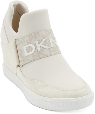 DKNY Women's Cosmos Wedge Sneakers - ShopStyle