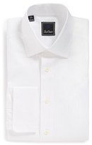 Thumbnail for your product : David Donahue Regular Fit Tonal Stripe French Cuff Dress Shirt
