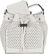 Thumbnail for your product : Rag & Bone White Perforated aston Bucket Bag