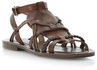 Bertie New Ladies Jilt Womens Brown Leather Strappy Gladiator Sandals Size 3-8
