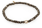 Thumbnail for your product : Sydney Evan Diamond, Champagne Pyrite & 14K Yellow Gold Sphere Beaded Stretch Bracelet