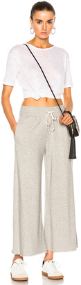 Mother Lounge Roller Crop Fray Pant