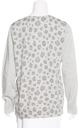 Rebecca Taylor Wool-Blend Leopard Print Sweater w/ Tags