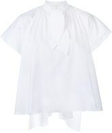 Thumbnail for your product : DELPOZO pussy bow poplin blouse